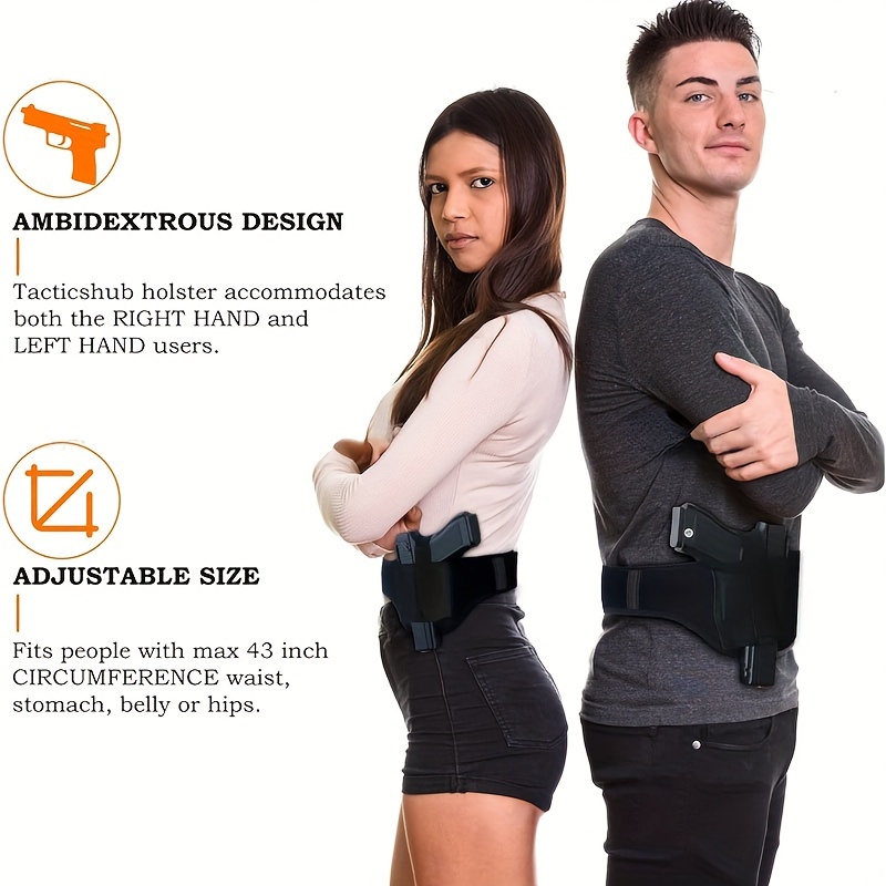 Tacticshub Belly Band Holster for Concealed Carry – Gun Holster