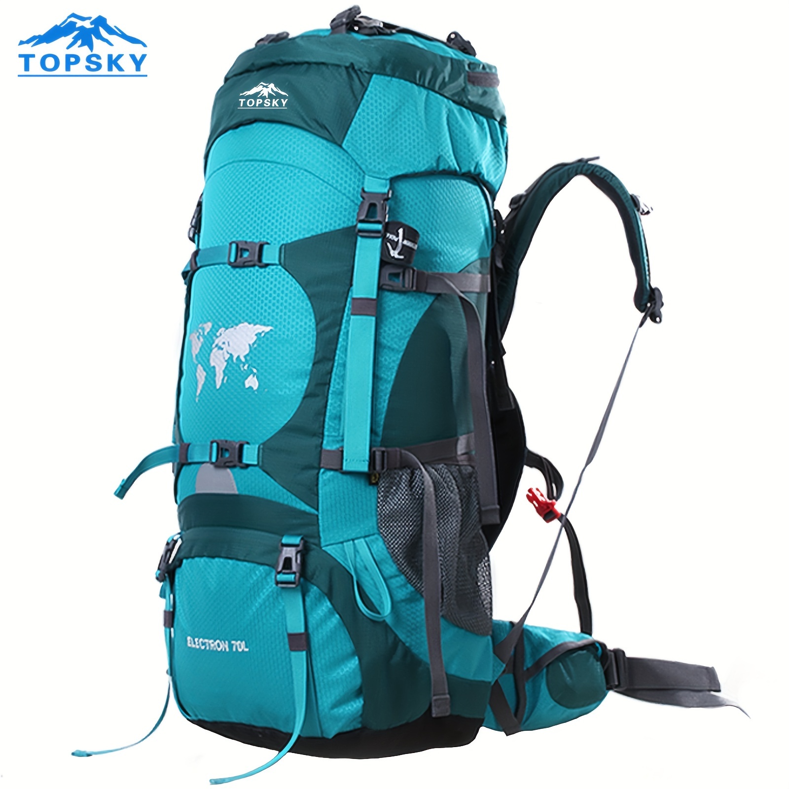 Comprar Mochila de senderismo de 50L, mochila resistente al agua para  acampar, mochila para mochilero, viaje y senderismo