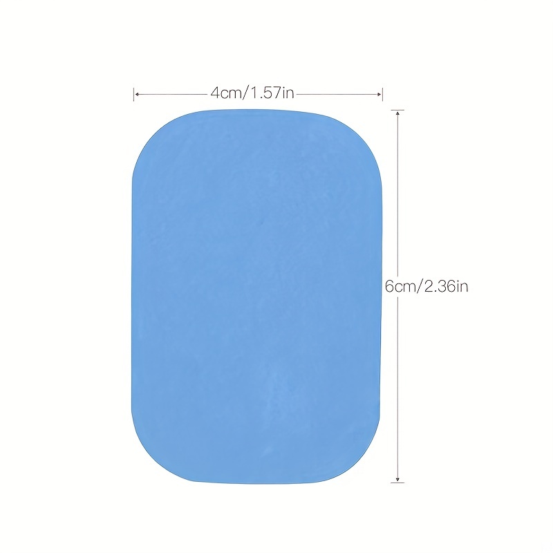 Replacement Hydrogel Pads 6X4cm ABS Electrode Pads For Abdominal Muscle  Massager Trainer Muscle Stimulator