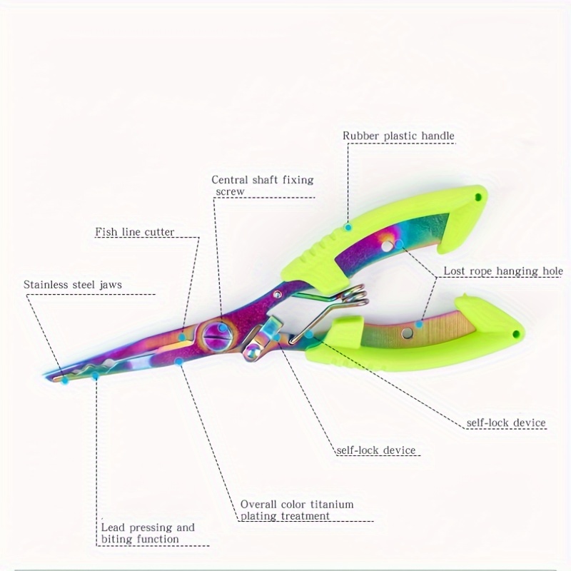 Multifunctional Fishing Lure Pliers Hook Removal Fish - Temu Qatar