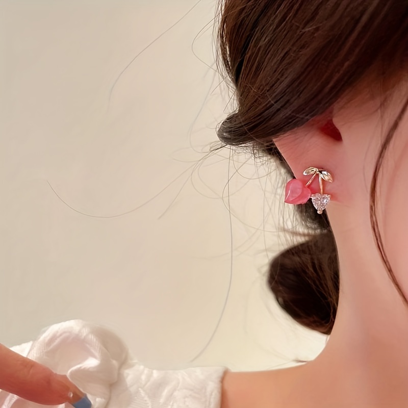 Creative Butterfly Star Flower Earrings Elegant Ornaments Cute Ear Jewelry  For Women Birthday Gift - Temu