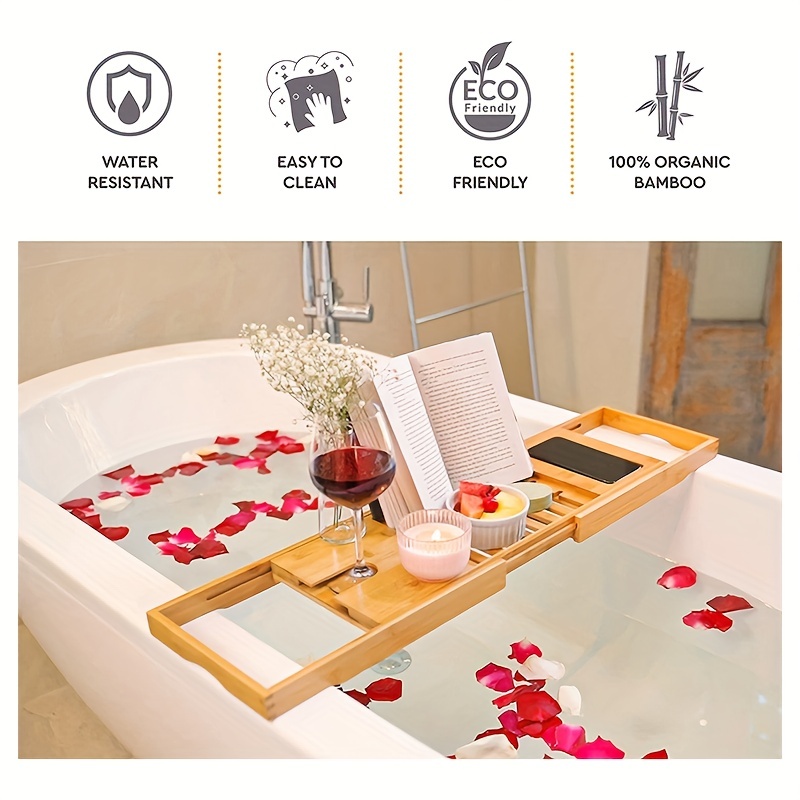 Eco-Friendly Bathtub Accessories : bath tray