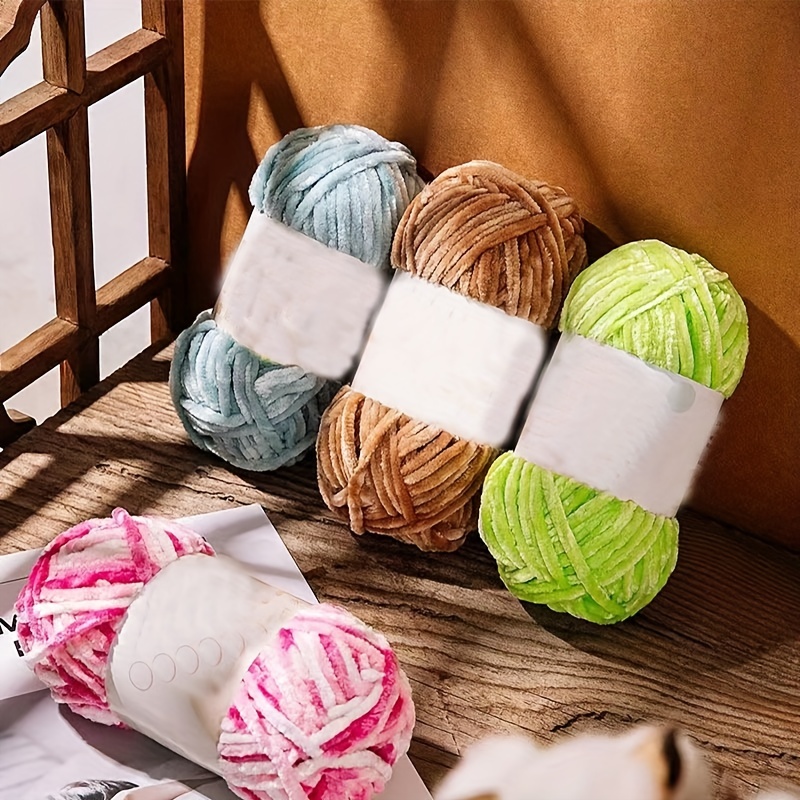 Fiber Velvet Hand Crochet, Acrylic Hand Crochet