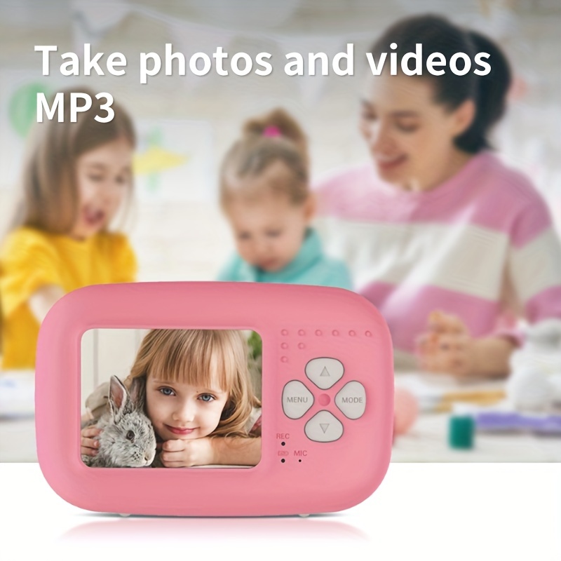 Cámara de impresión instantánea para niños con tarjeta de memoria 32g Cámara  de impresión térmica para niños 1080p Hd Video Cámara de fotos digital  Juguetes Niño Niñas Regalo de cumpleaños