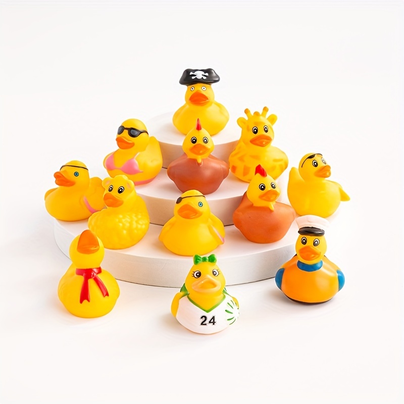 Assortment Rubber Duck Toy Duckies for Kids, Bath Birthday Gifts Baby  Showers Classroom Incentives, Summer Beach and Pool Activity, 2 (10-Pack)