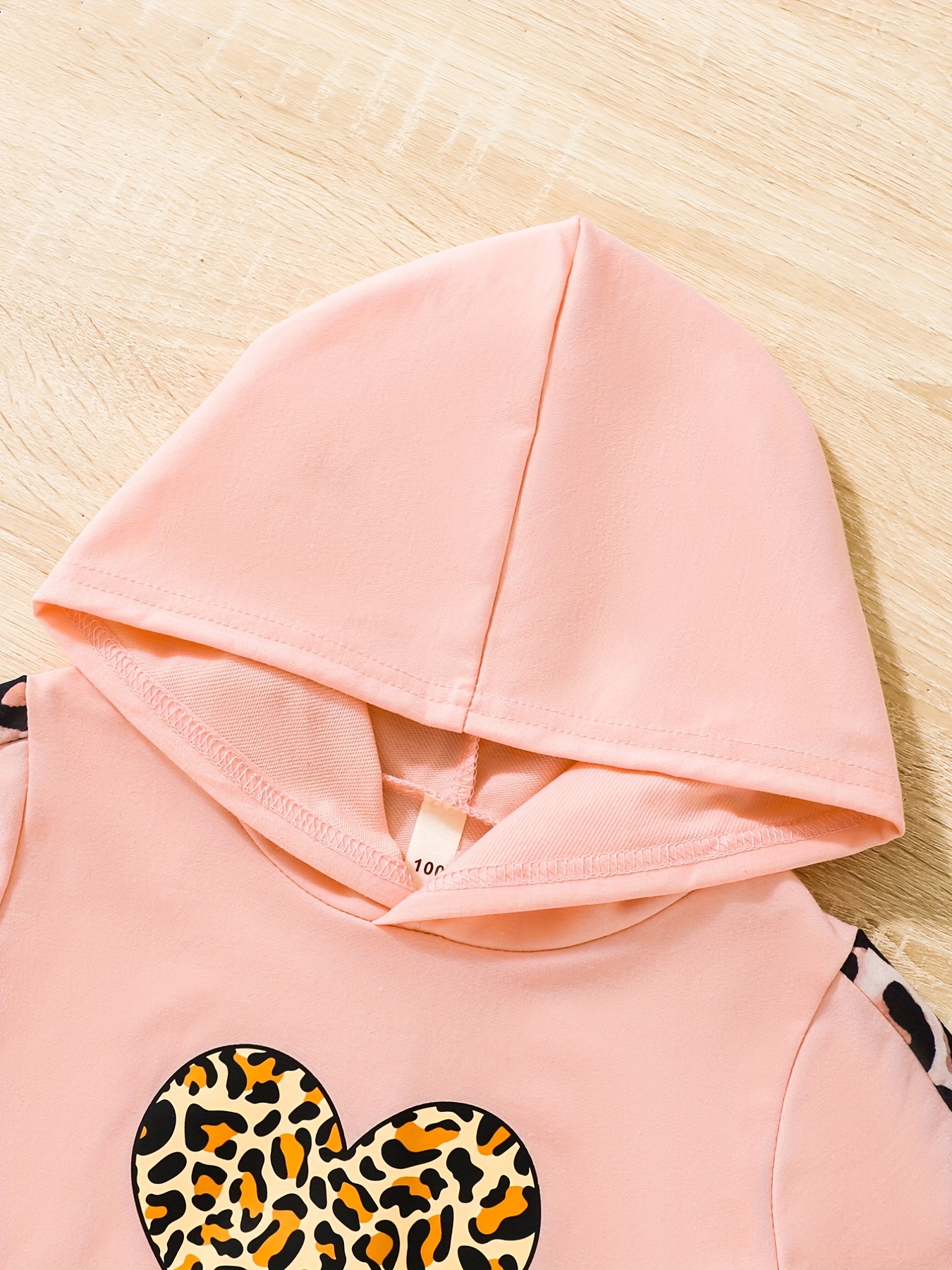 Pink cheetah print discount hoodie