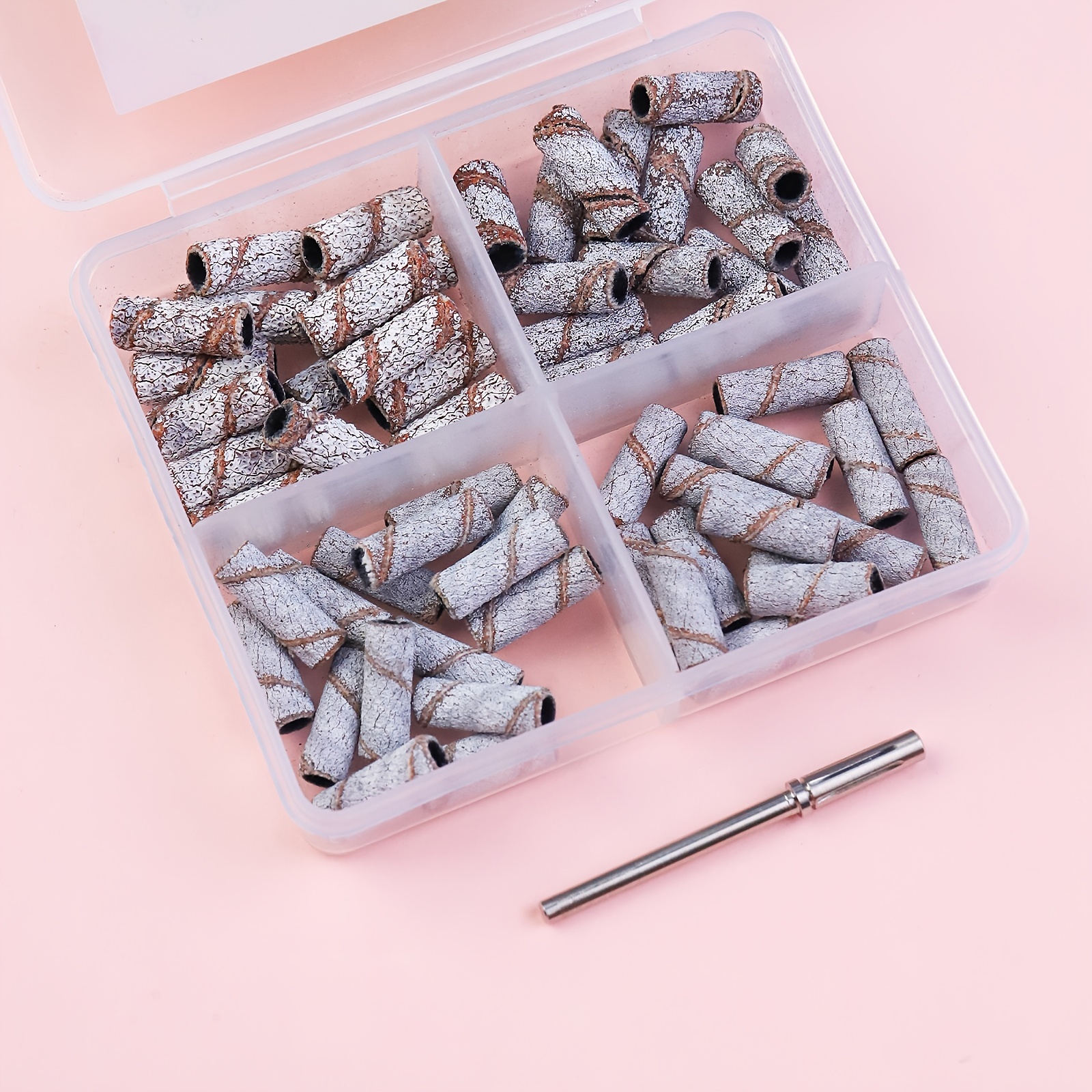 2Pcs Nail Drill Bits, 3/32” Nail Bits for Nail Drill Safety Tungsten  Carbide Bits for Acrylic Nails, Drill Bit for Nail Professional Sets Great  for