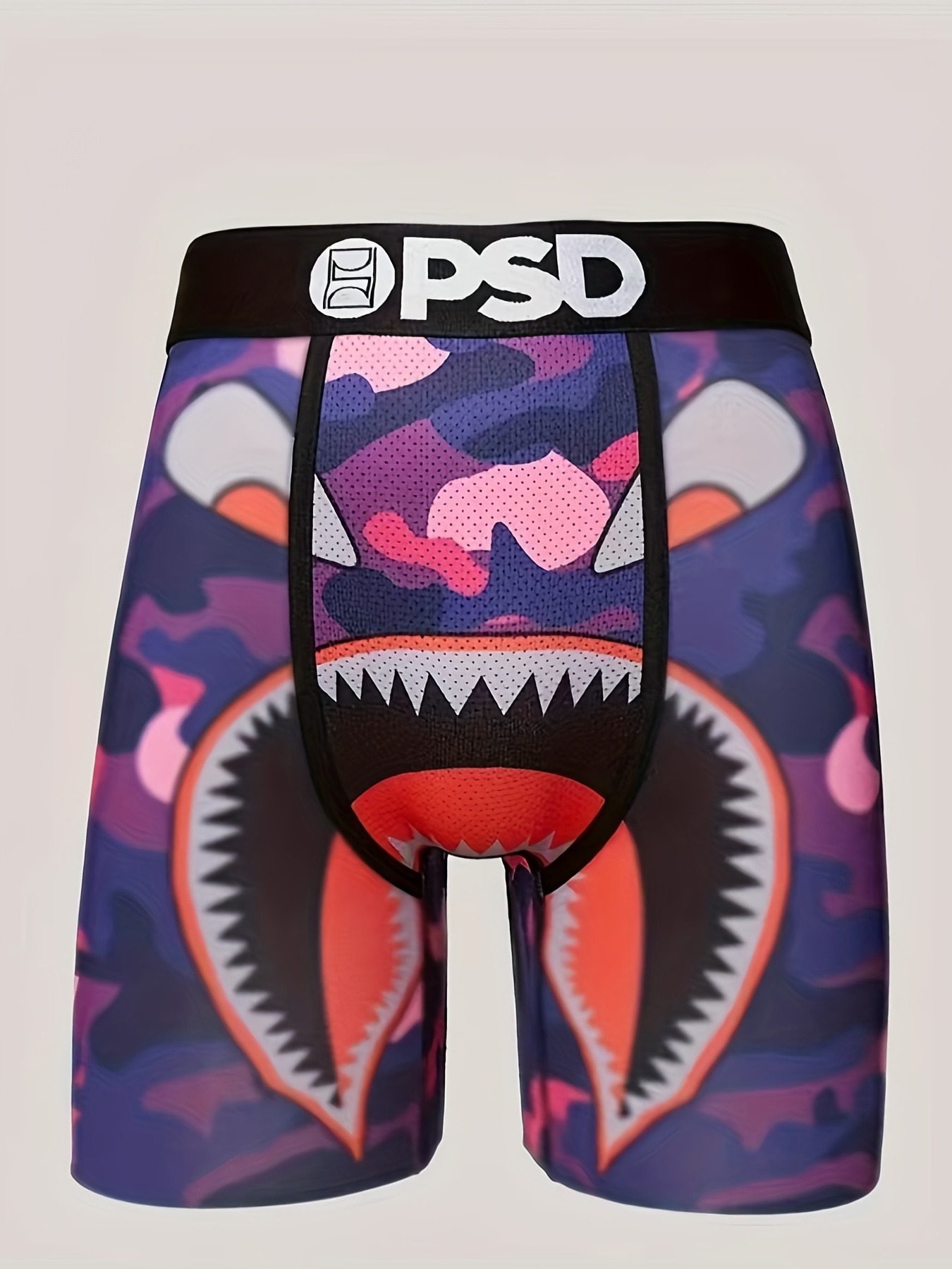 Men's Cartoon Shark Print Underwear | Free Shipping & Returns