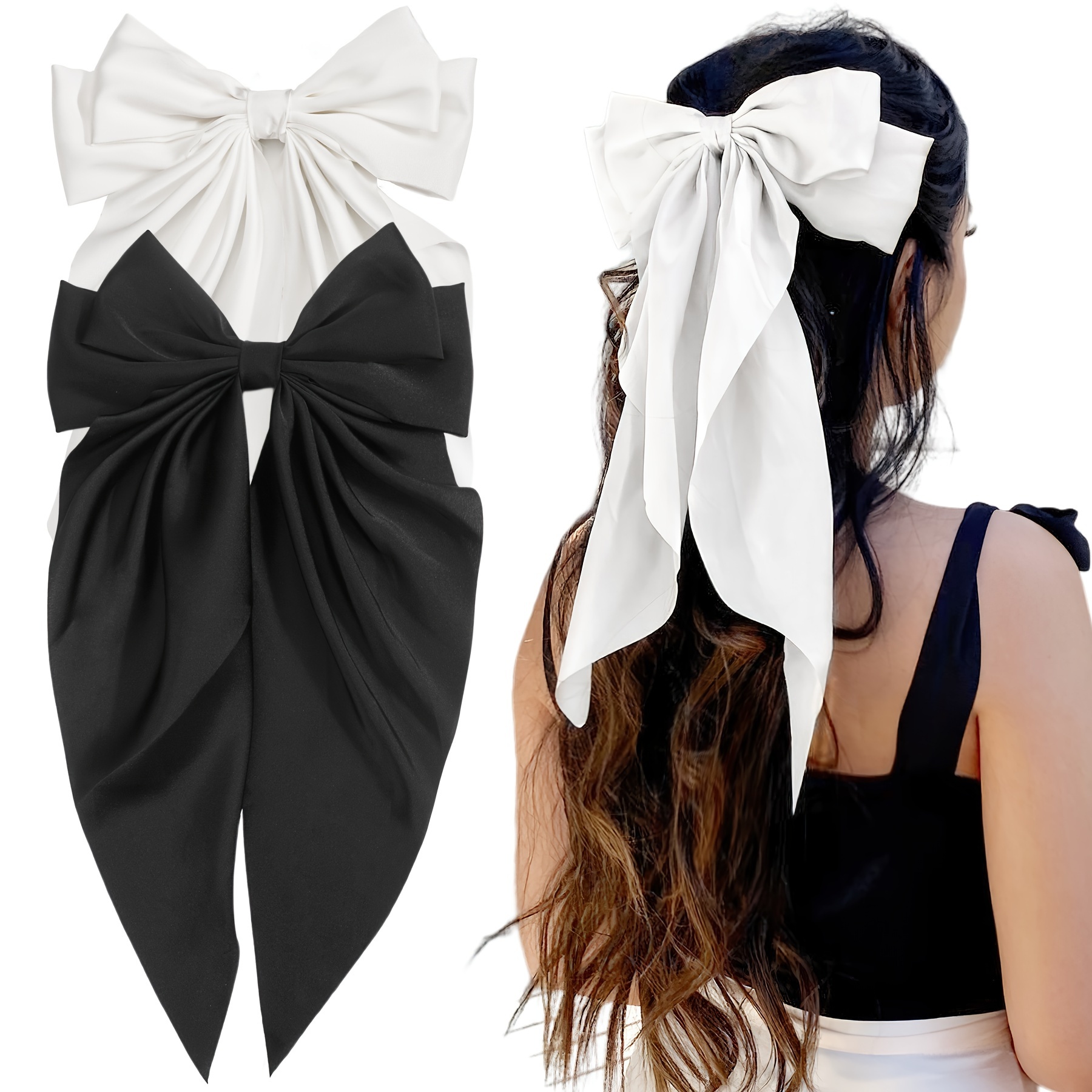Nylon Hair Ribbon for School Going Girls Craft Decorative Ribbon Hair  Styling Accessories15 meter( Black)