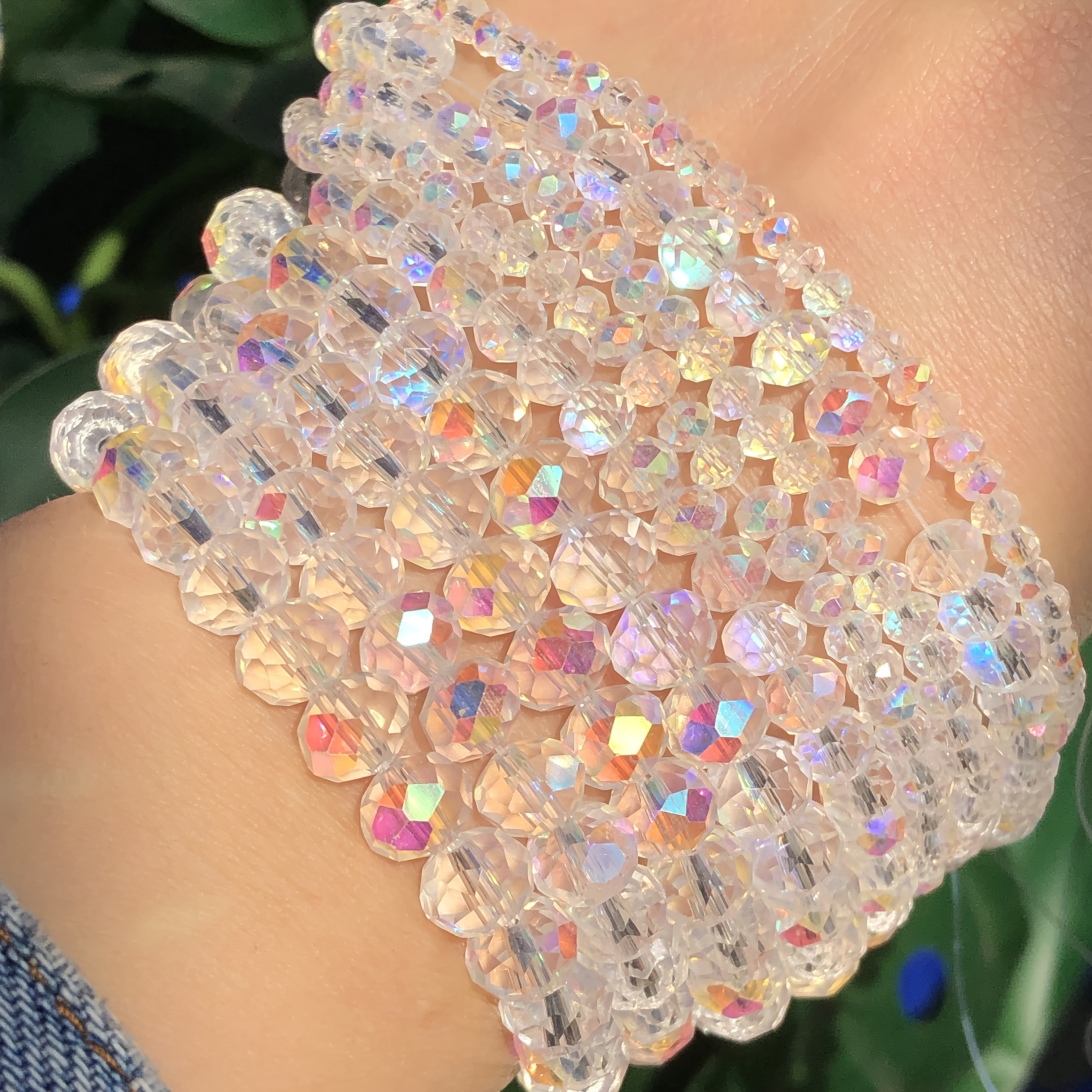 4/6/8/10/12/14/16mm Faceted Czech Crystal Acrylic Clear Beads Solid Color  Loose Spacer Beads for Diy Jewelry Making Accessories - AliExpress