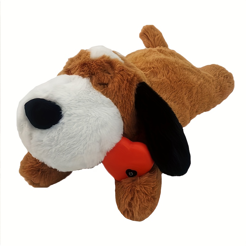 Puppy Pet Toys Heartbeat Anxiety Relief Soft Plush Sleeping Buddy
