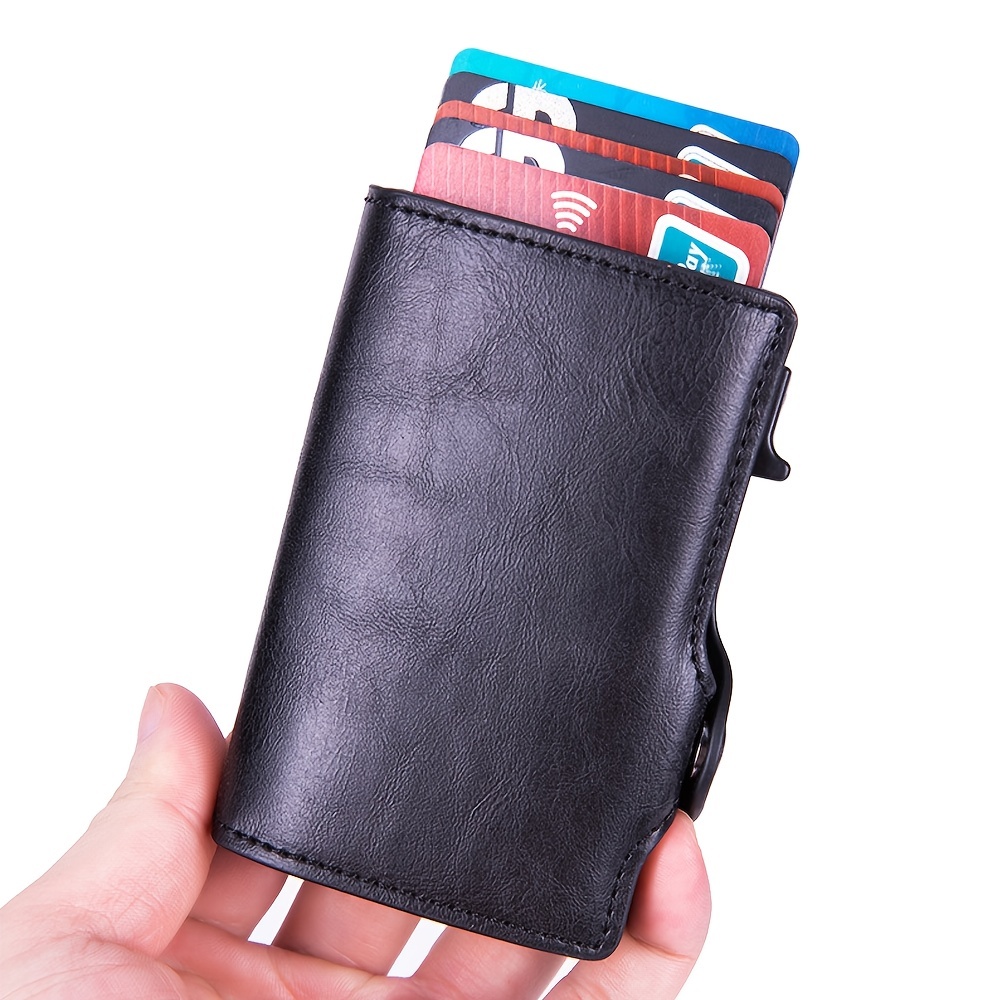High Quality Smart AirTag Wallet RFID Blocking Leather