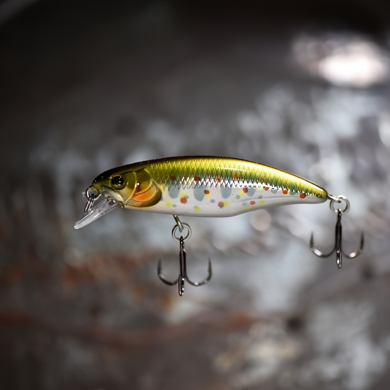 Sinking Minnow Fishing Lures, Jerkbait Bass Pike Carkbait Wobblers Swimbait Hard Bait, 52mm 4.5g