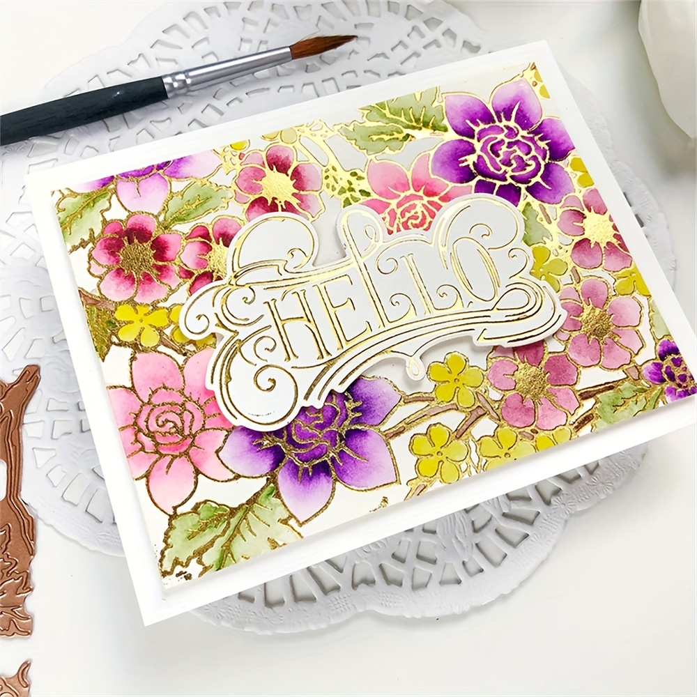 Spellbinders - Hot Foil Plate - Full Bloom Poinsettia Glimmer Hot Foil Plate