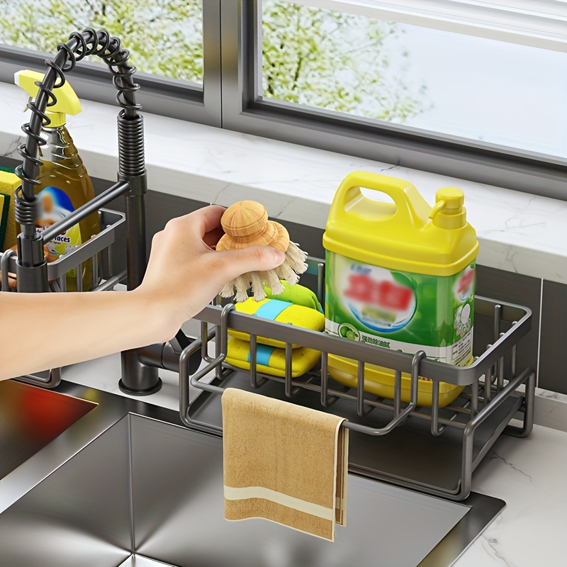 Multifunctional Kitchen Sink Rack Kitchen Sink Sponge Holder - Temu