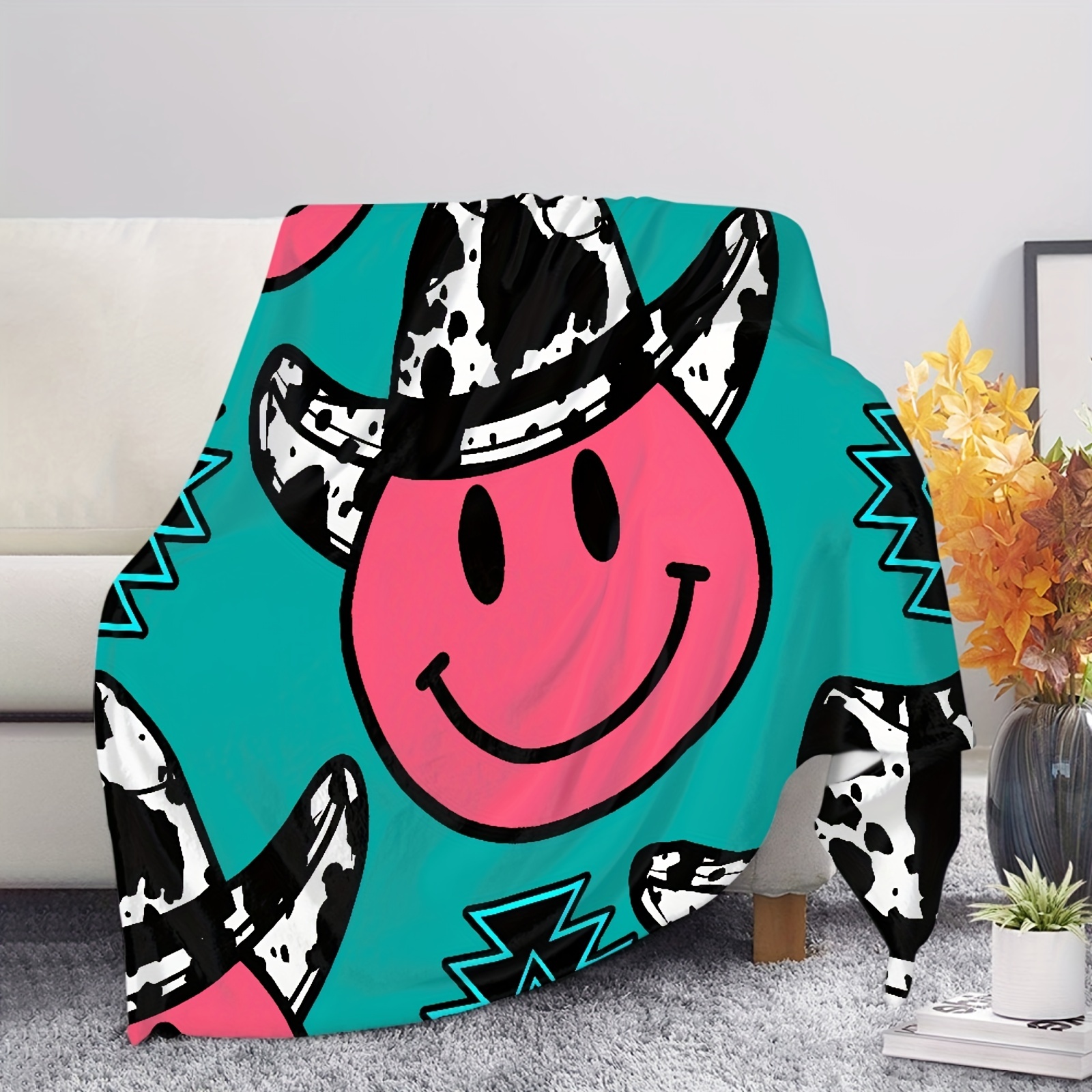 Print face best sale on blanket