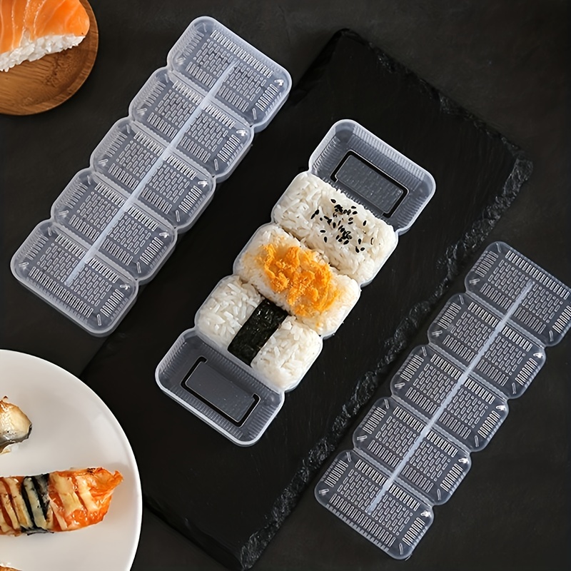 Moule ¿¿ sushi Onigiri fabricant de boules de riz navire de guerre moule ¿¿  sushi Bento boule de riz ovale faisant le petit d¿¿jeuner accessoires de  cuisine Kit de Sushi facile