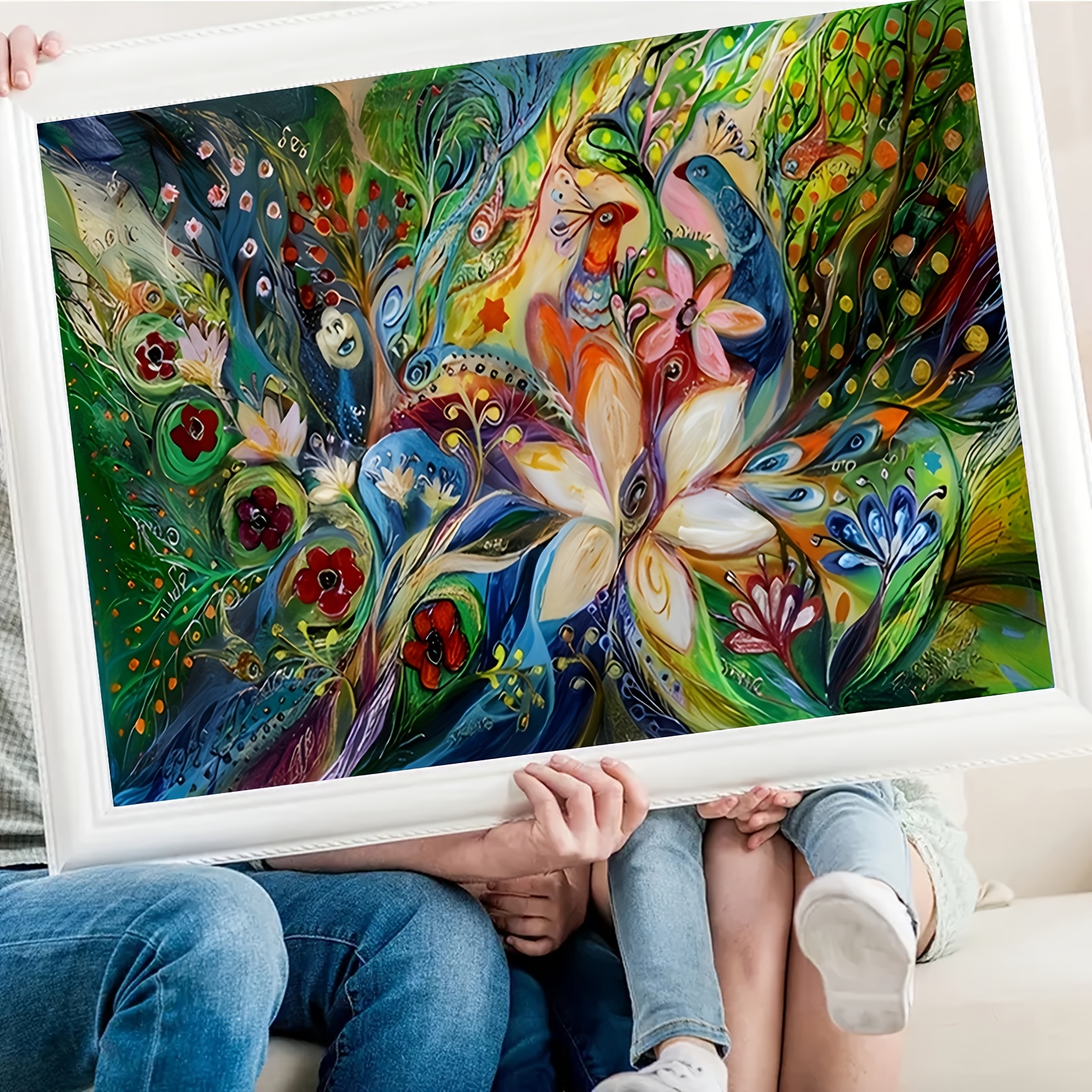 1pc 15.75x27.56in 5D DIY Diamond Painting, Full Diamond Painting With  Diamond Art, By Number Kits Embroidery Rhinestone For Wall Decor