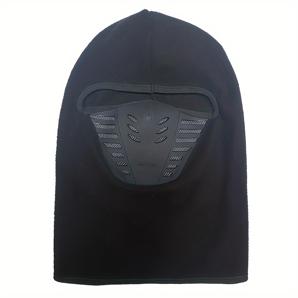 1pc 360° Windproof Ski Full Face Mask: Balaclava Hood, for Cold Weather Outdoor Riding, Adventures, Fishing,Temu
