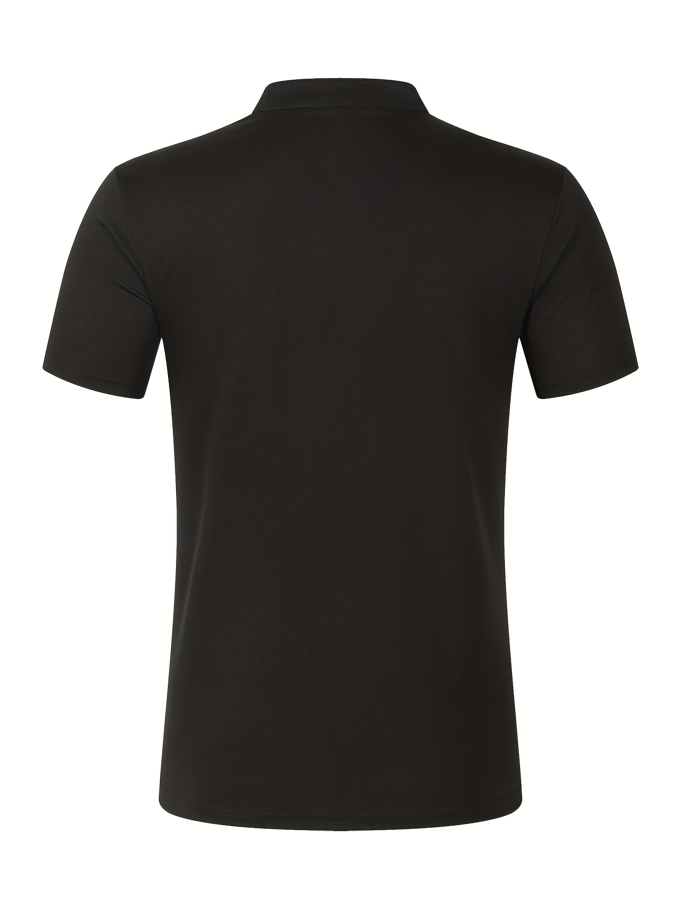 plain black t shirt collar