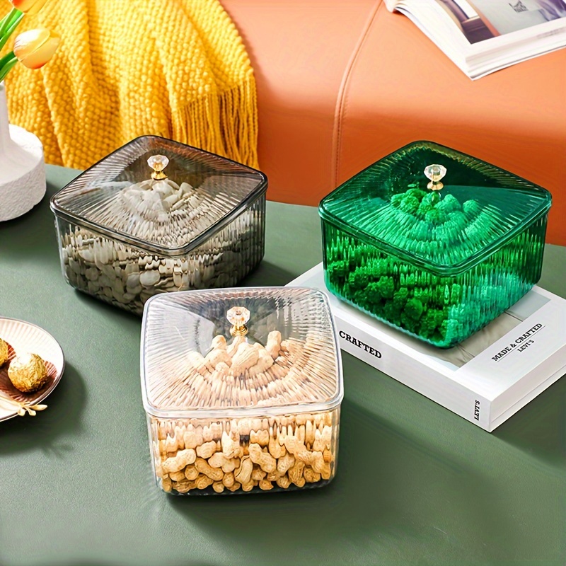 Acrylic Bead Decor Sugar Jar Candy Snack Jar Sealed Jar - Temu