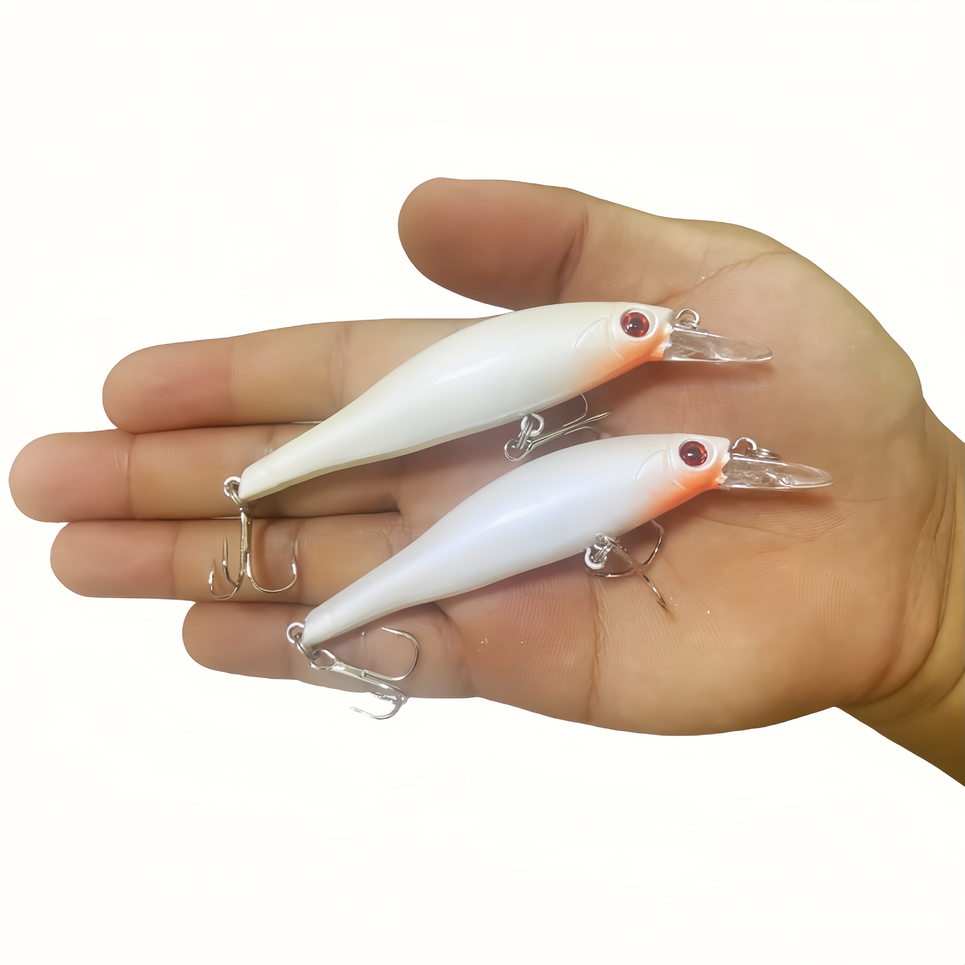 Slow Sinking Minnow Lure Bionic Bait With Hooks 5 Color - Temu Canada