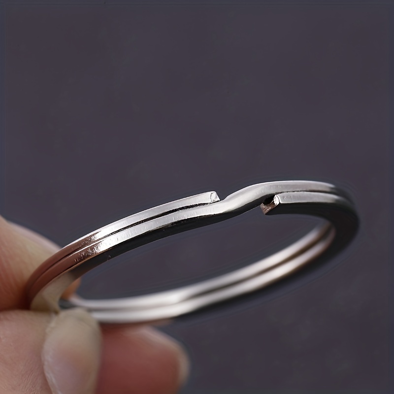 Stainless Steel Split Key Rings Jump Rings Metal Hook Ring - Temu