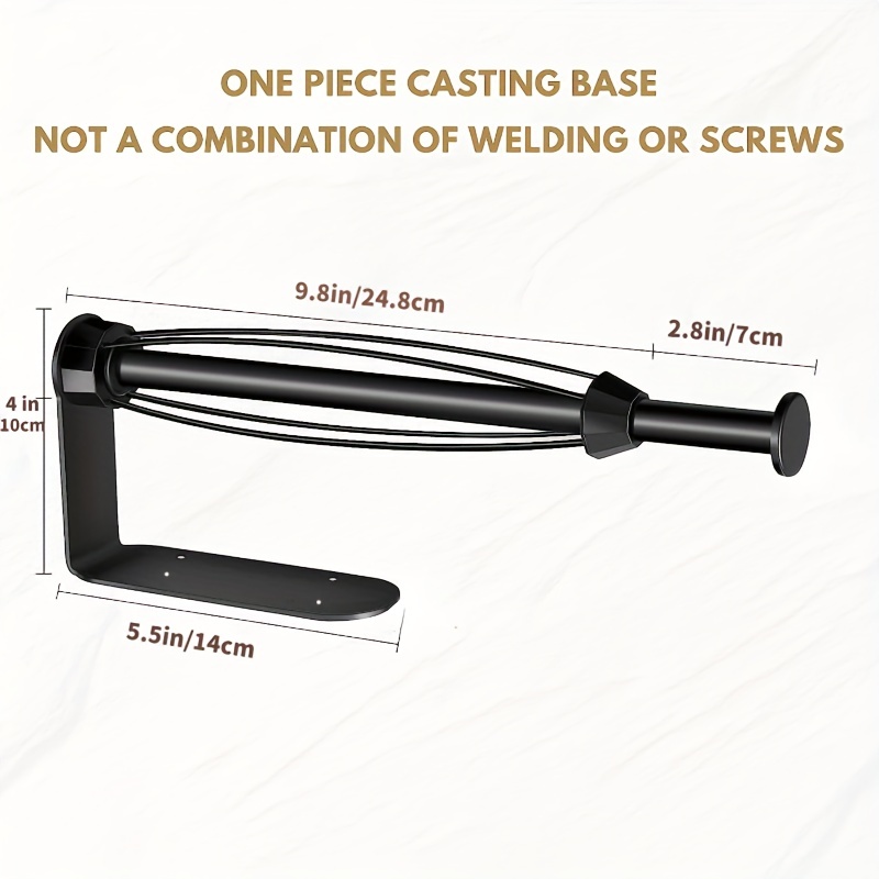 Under Cabinet Paper Towel Holder Wall Mount with Damping