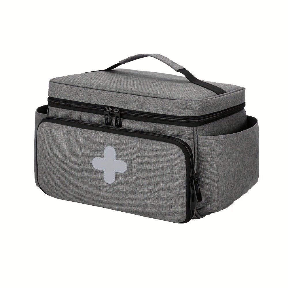 Portable First Aid Tools Storage Bag, Medicine Pill Bottle