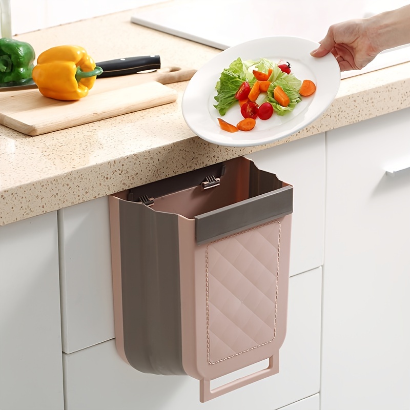 6/10L Foldable Trash Can For Kitchen Hanging Trash Bin Cabinet Door Wa –  Freitag Lebensmittel