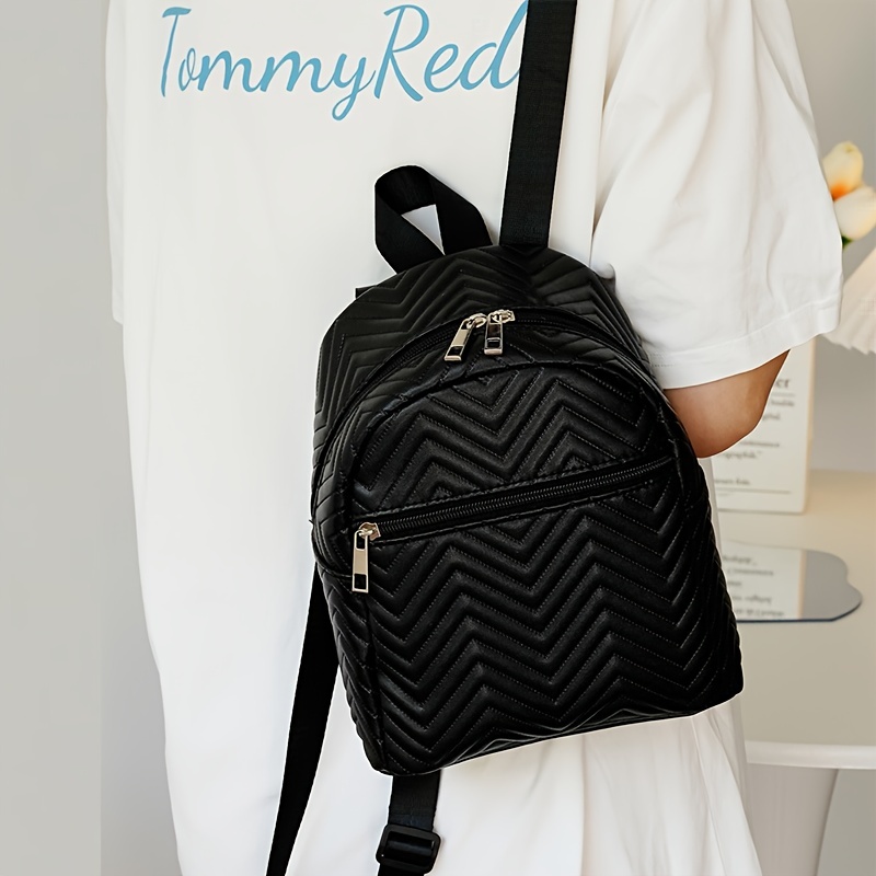 Quilted Backpack for Kids with Large Capacity & Waterproof Design