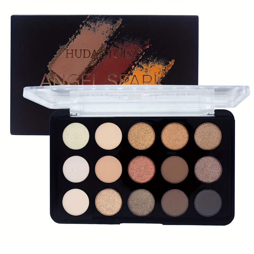 15-Color Eyeshadow Palette Matte Shimmer Finish Enhance Eye Makeup