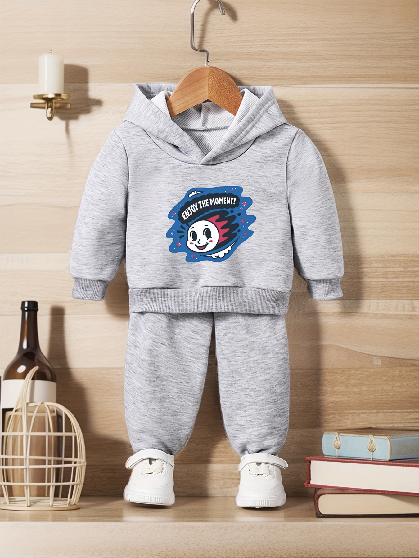 Conjuntos Ropa Deportiva 2 Piezas Disfruta Momen Sudaderas Temu