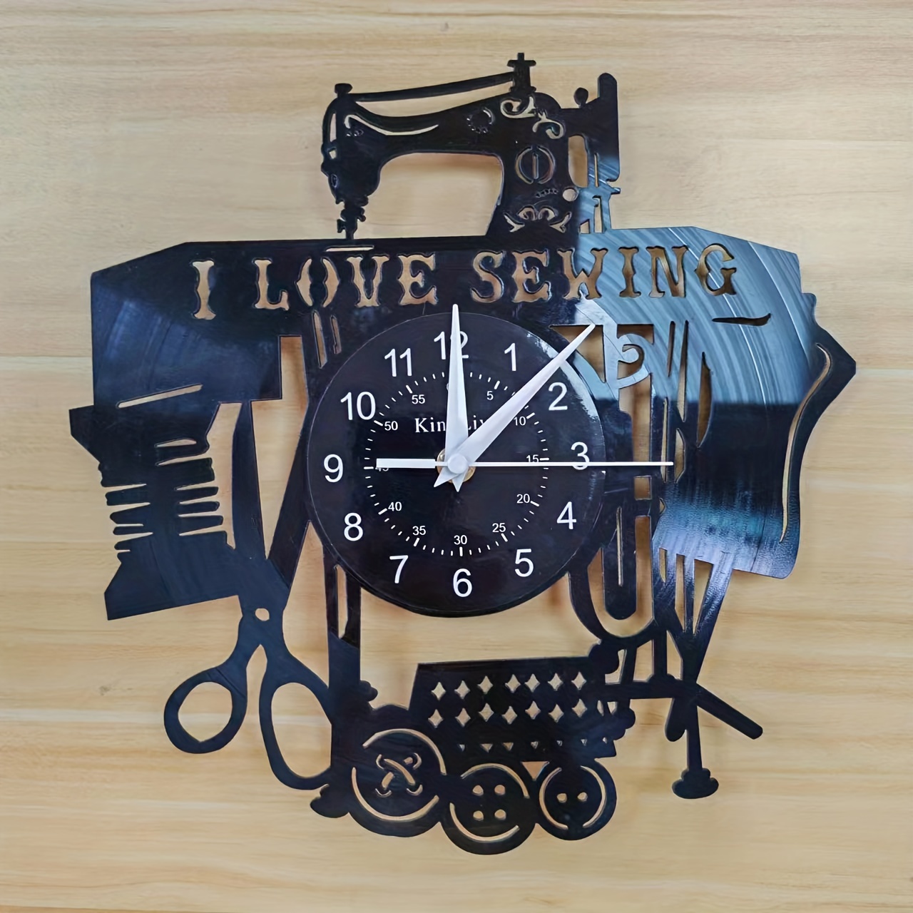 Sewing Room Decor Modern Wall Clock Craft Room Professional Clock Wall  Watch Vintage Tailor Shop Sign Sewist Seamstress Gift - Creative Wall Clock