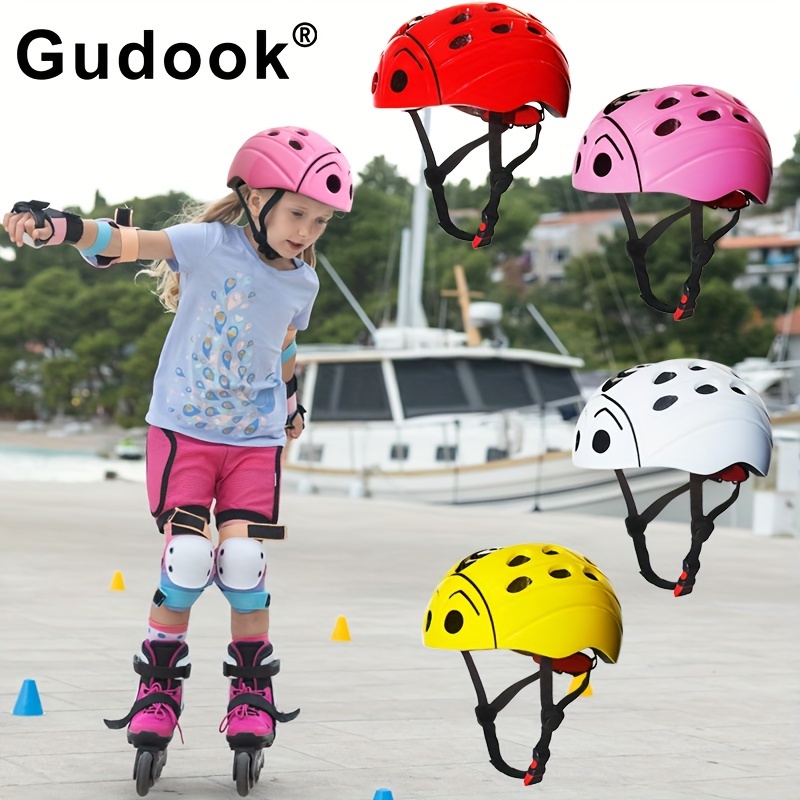 Casco de bicicleta para niños, ajustable para niños de 3 a 5 a 8 años, para  bicicleta de carretera multideporte, monopatín, patinaje, patineta