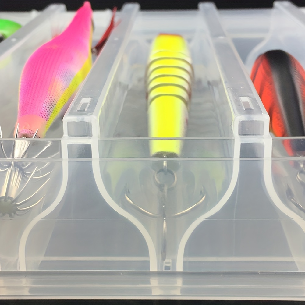 Double sided Fishing Tackle Box Fishing Lure Organizer 14 - Temu