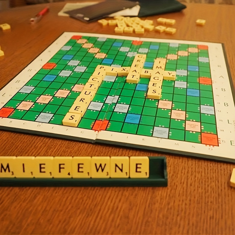 QMET 1000 Scrabble Letters for Crafts - Wood Scrabble Tiles - DIY Wood Gift  Decoration - Making Alphabet Coasters and Scrabble Crossword Game