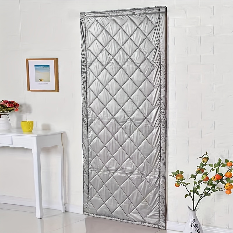 Thermal Insulated Door Curtain Soundproof Blanket Winter Doorway Cover  Screen