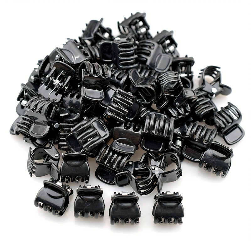 36 PCS Mini Hair Claw Clips for Women 0.6 Inch Plastic Small Hair