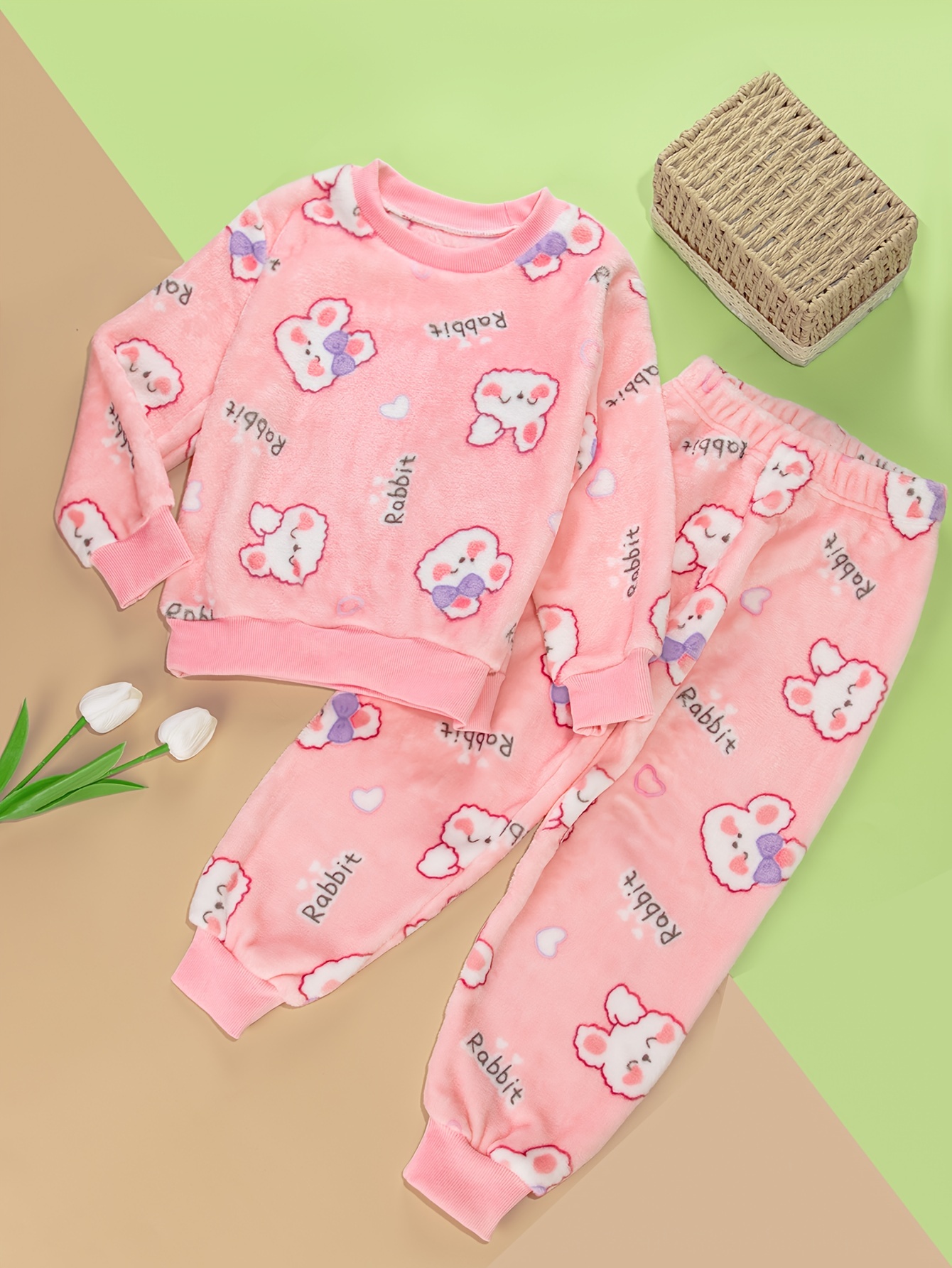 Baby girl 2 online piece pajamas