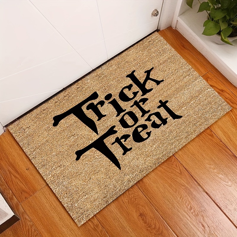 Dirt Resistant Halloween Welcome Doormat, Anti-slip Low Pile Indoor Outdoor  Entrance Mat, Absorbent Bath Mat, Suitable For Living Room Bedroom Bathroom  Kitchen Balcony Patio Carpet - Temu