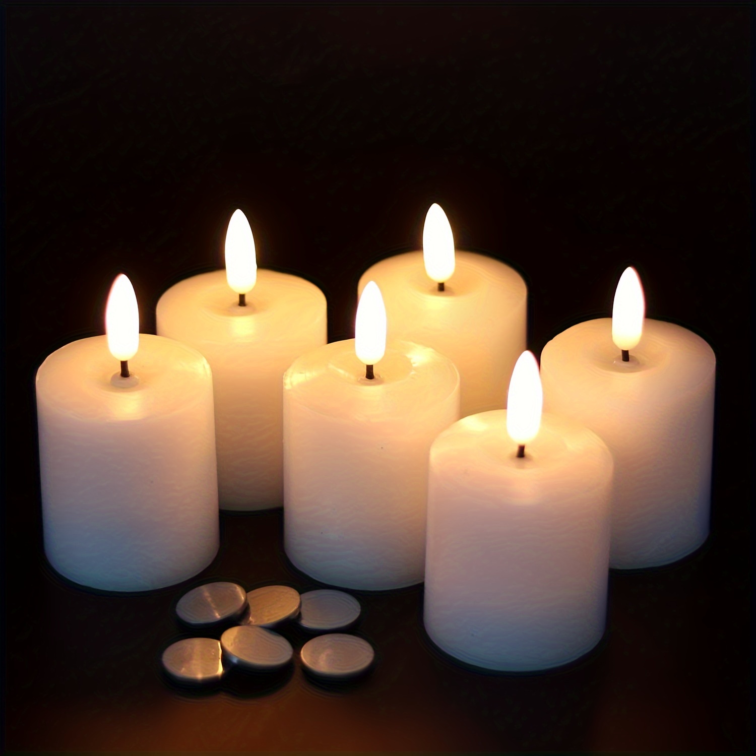 2x 2.2tea Lights A Batteria Votive Candele Telecomando, Candele