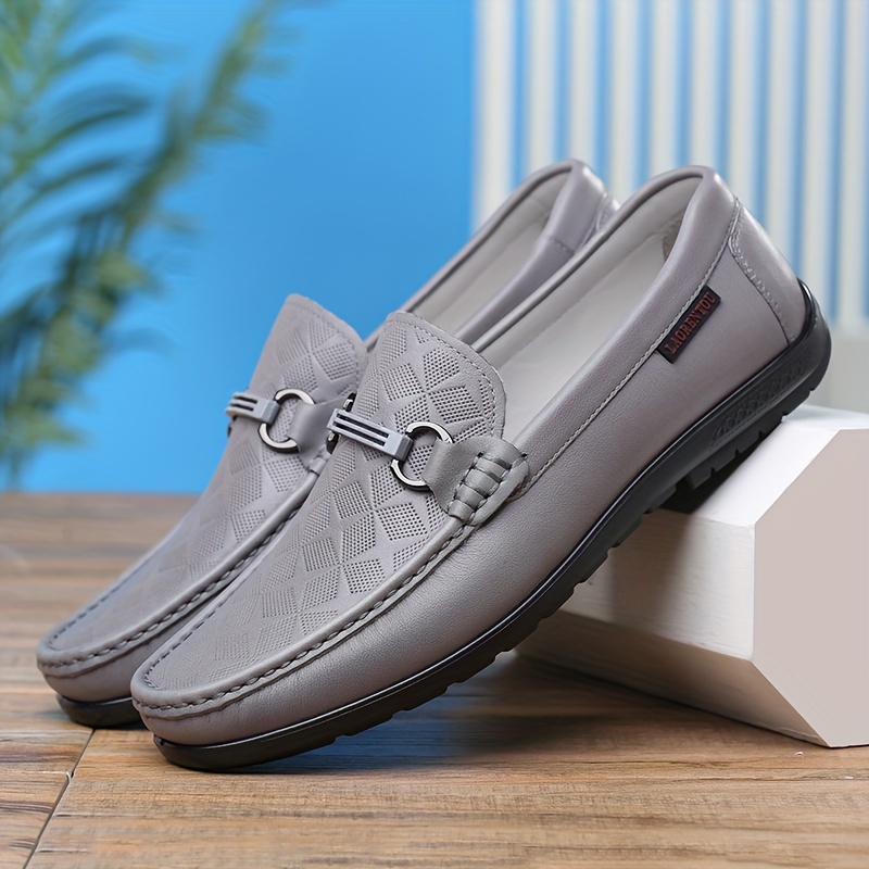 Zapatos Mocasín Sólidos Hombres, Cómodos Casuales, Suela Suave  Antideslizante Actividades Aire Libre Hombres - Calzado Hombre - Temu