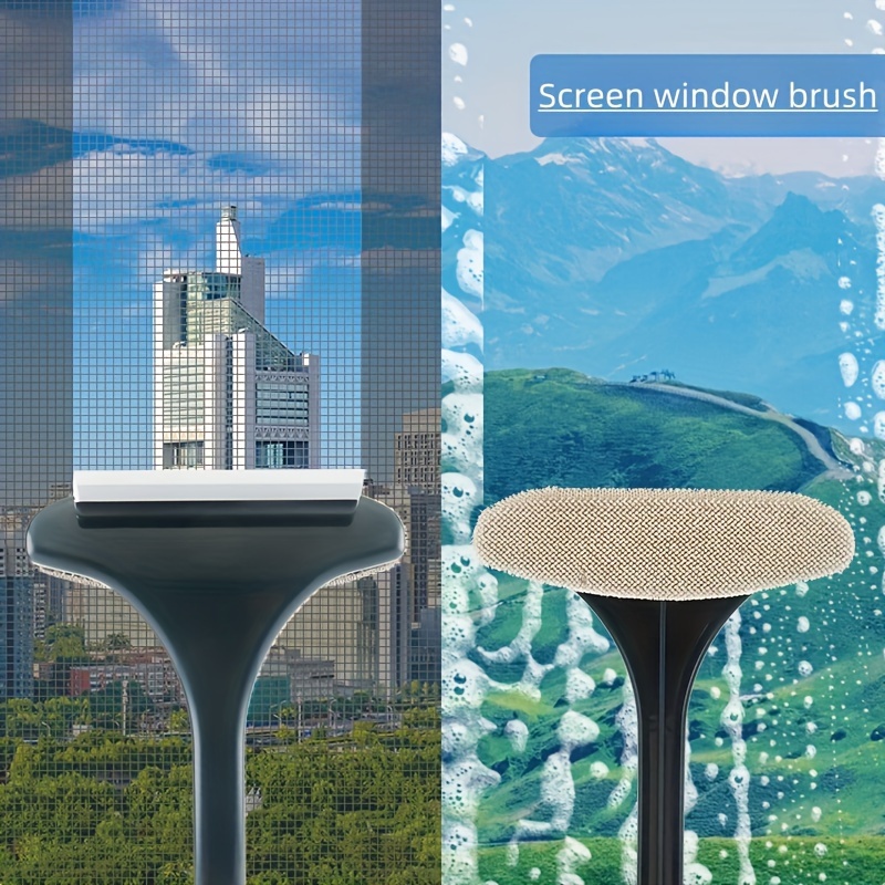 Window Cleaning Brush Glass Wiper For Bathroom Mirror - Temu