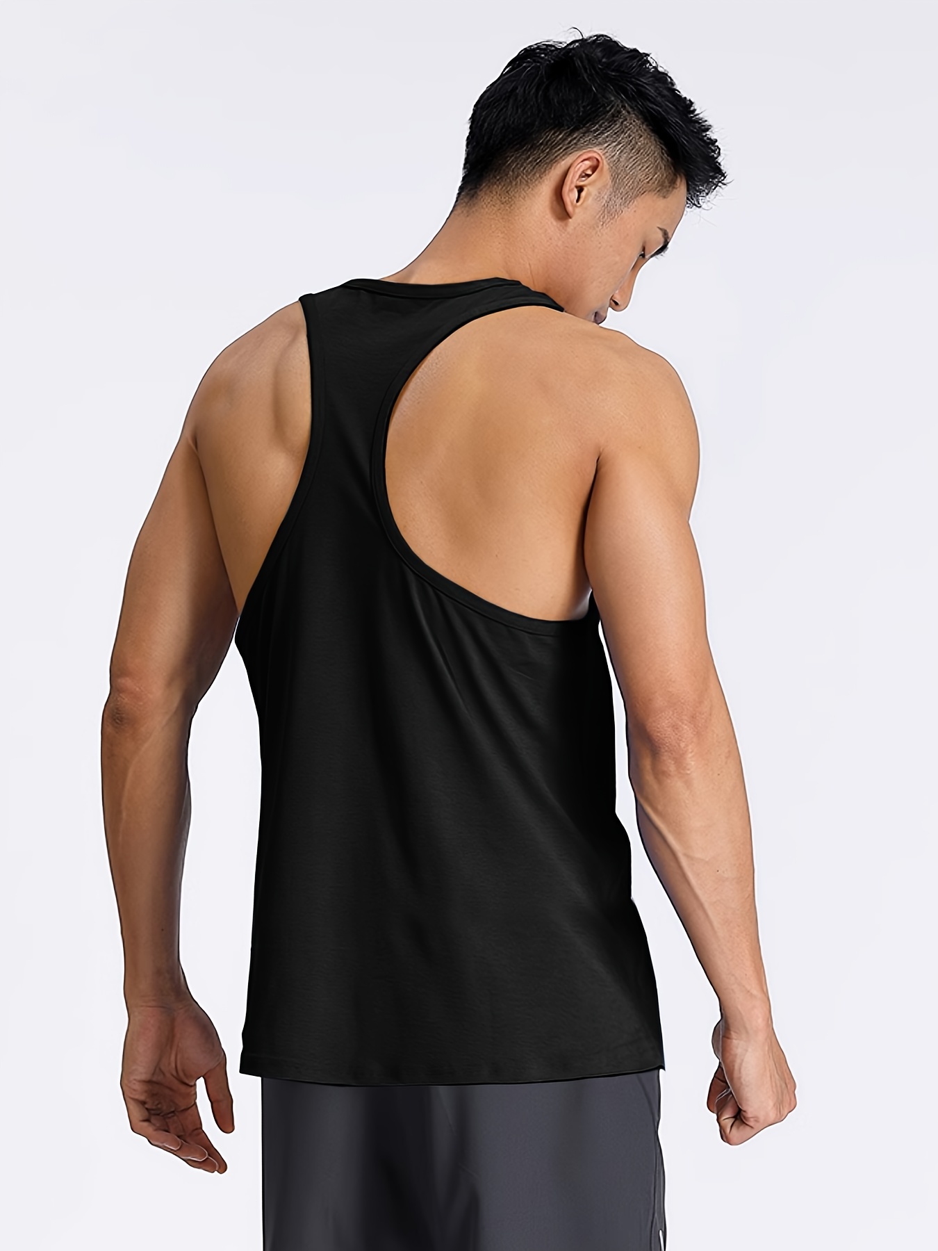 Stretch Quick Dry Tank Tops Crewneck