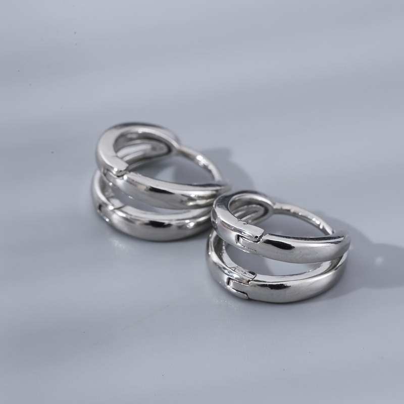 Arc Hoop Earrings for Men