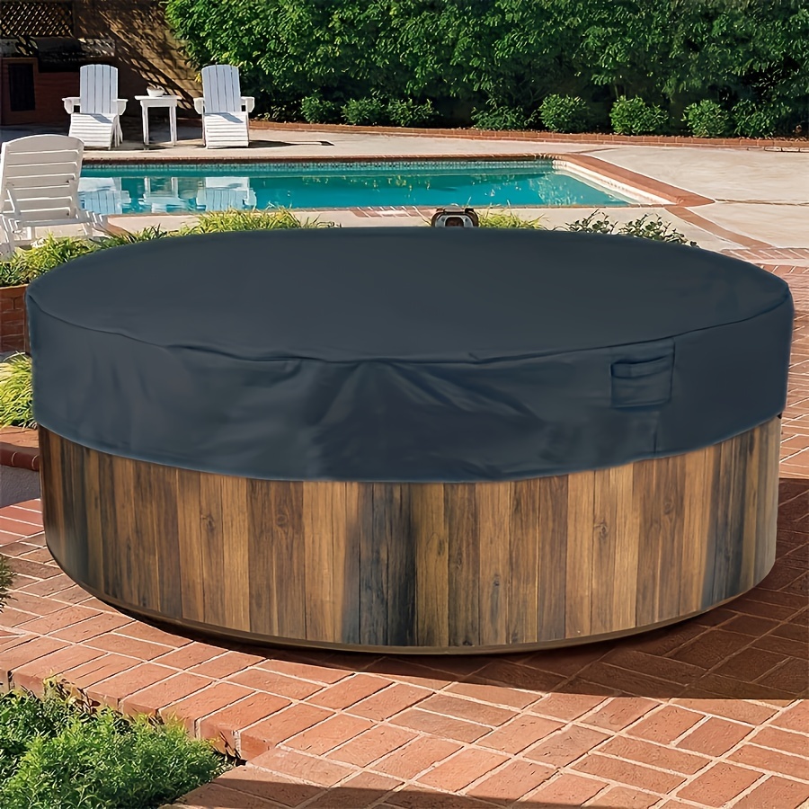 Round Pool Cover 600d Strong Anti tearing solar Cover - Temu