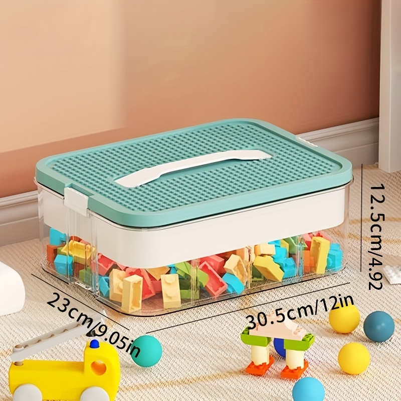 Small Particle Storage Box, Building Block Storage Box, Children's Toy  Parts Classification Sorting Finishing Box, Divided Grid Storage Bin, Home  Organization And Storage Supplies For Bedroom Living Room - Temu