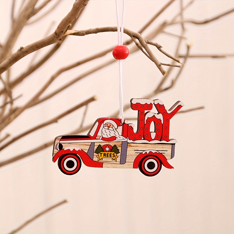 Christmas Wooden Car Pendant No face Forest Old Man Small - Temu