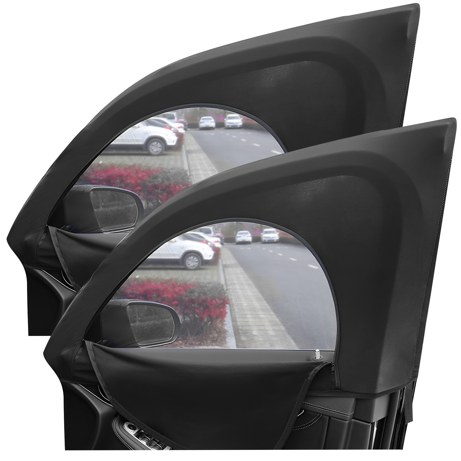 2 Stück Autofenster sonnenschutz Elastisch Auto sonnenschutz